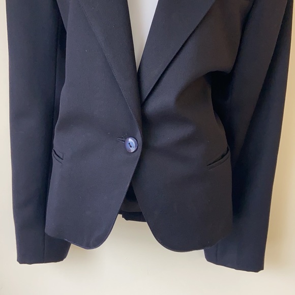 VENICE TAILORS black blazer suit jacket size medium - Picture 3 of 5